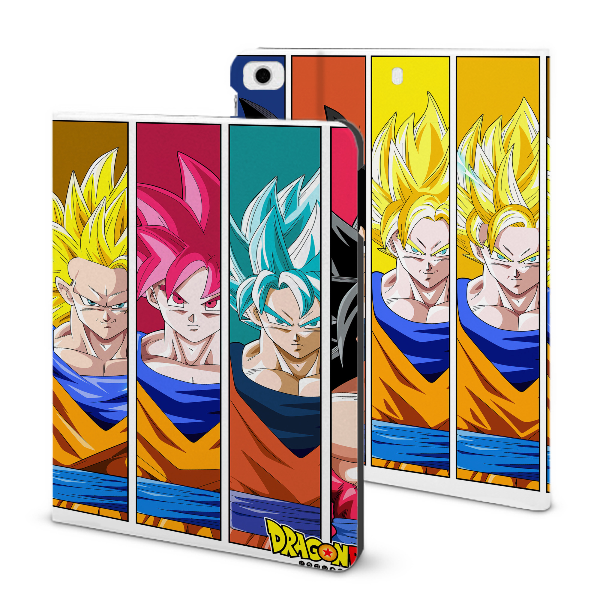 （画像用） ドラゴンボール DRAGON BALL IPad ケース ブック型 PUレザー TPU 耐衝撃 軽量 薄型 ペン収納なし 全面保護 IPad 各モデル対応